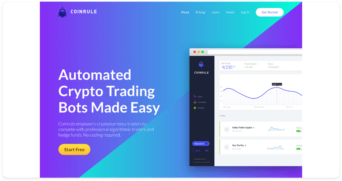 Coinrule Automated Crypto Trading with Zdenek Hofler