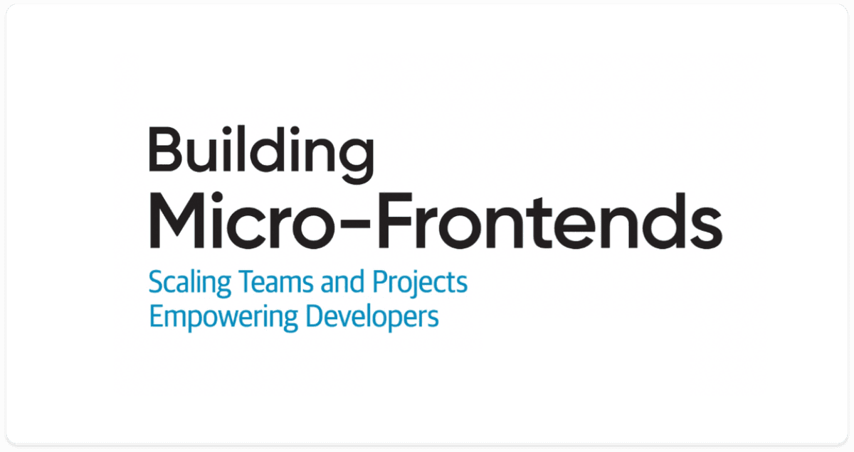 Micro-Frontends with Luca Mezzalira